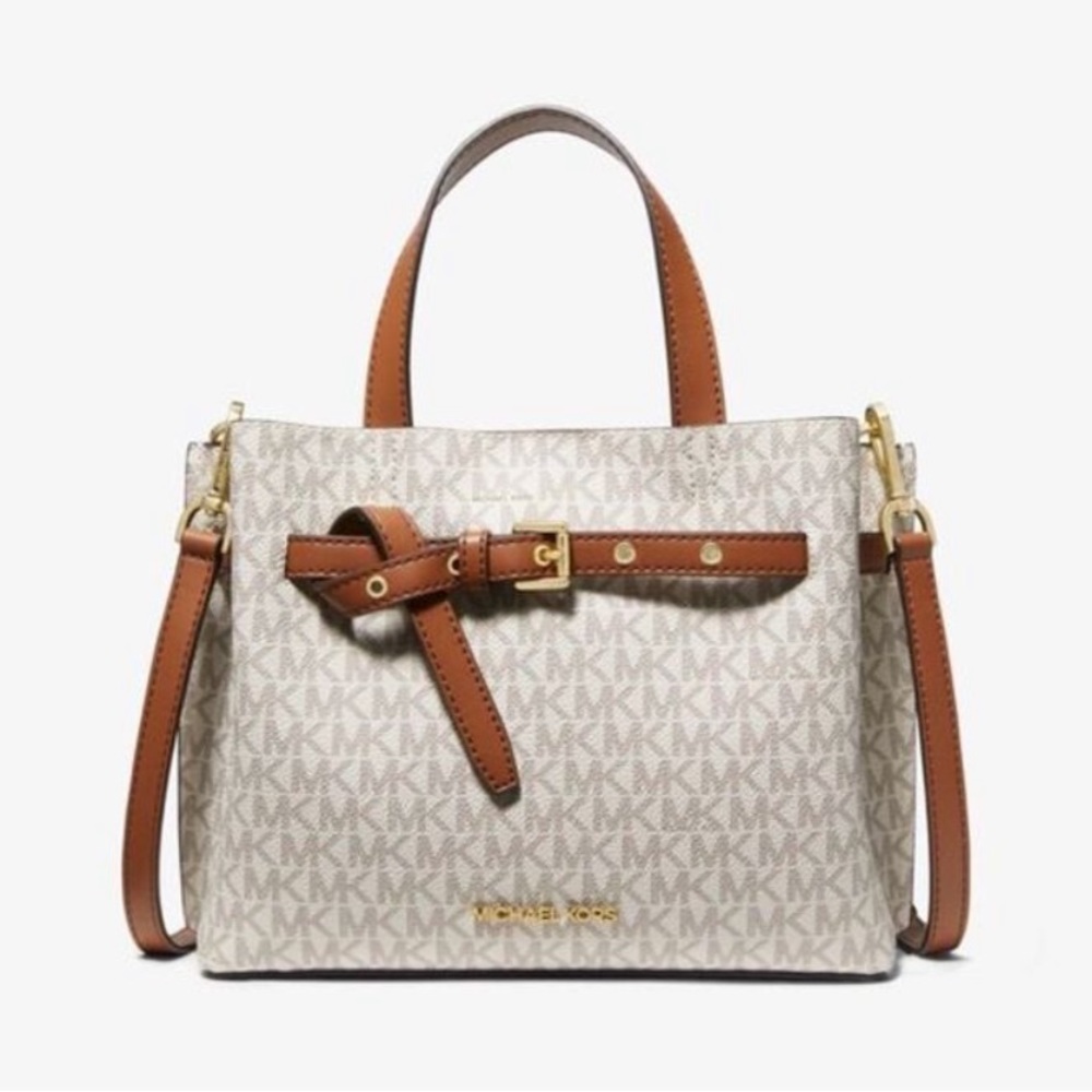 MICHAEL MICHAEL KORS Vanilla
Emilia Small  Satchel Crossbody Bag Vanilla - Picture 5 of 14